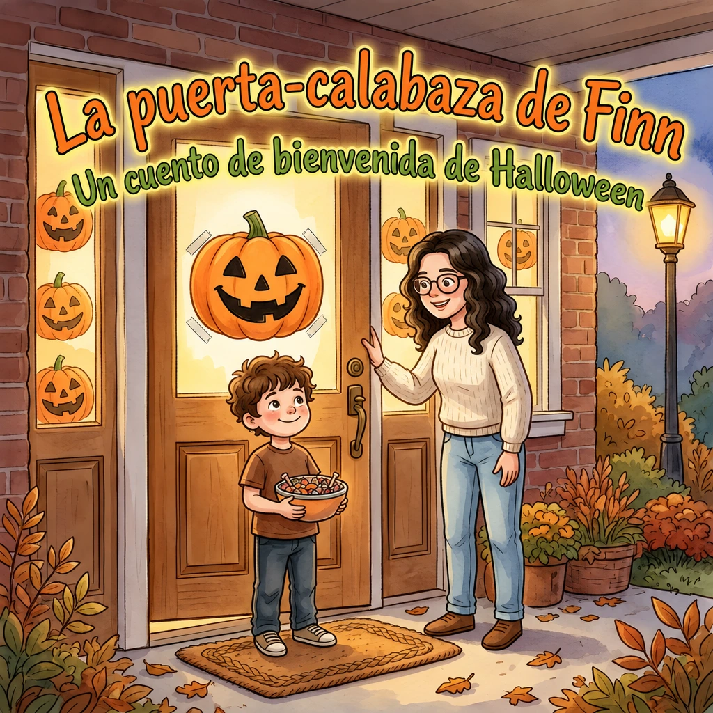 Portada de La puerta-calabaza de Finn