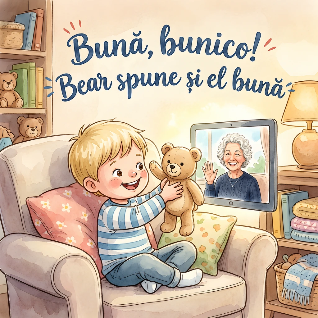 Coperta cărții Bună, bunico! Bear spune și el bună