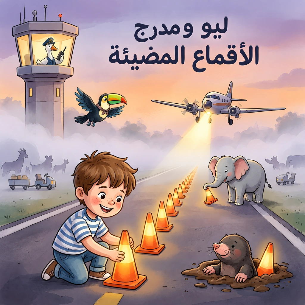 غلاف ليو ومدرج الأقماع المضيئة