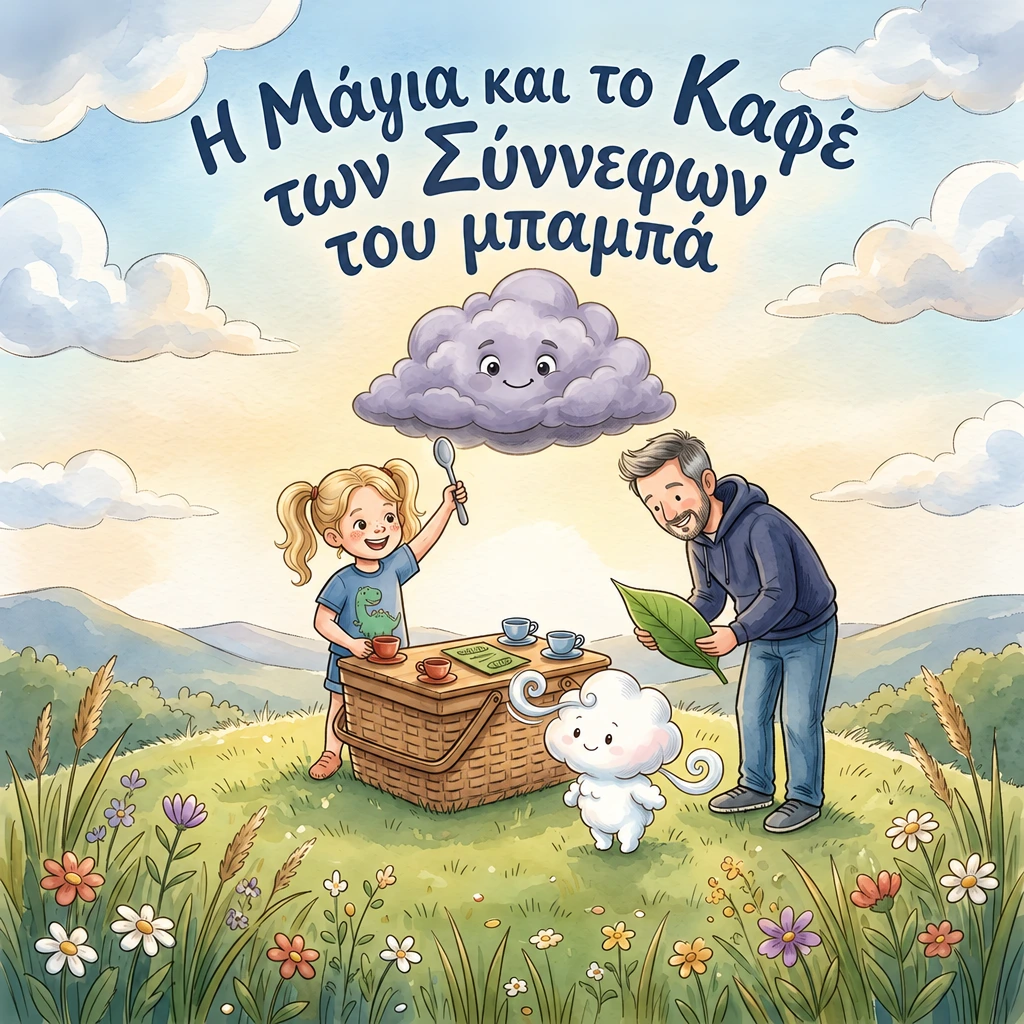 Εξώφυλλο του Η Μάγια και το Καφέ των Σύννεφων του μπαμπά