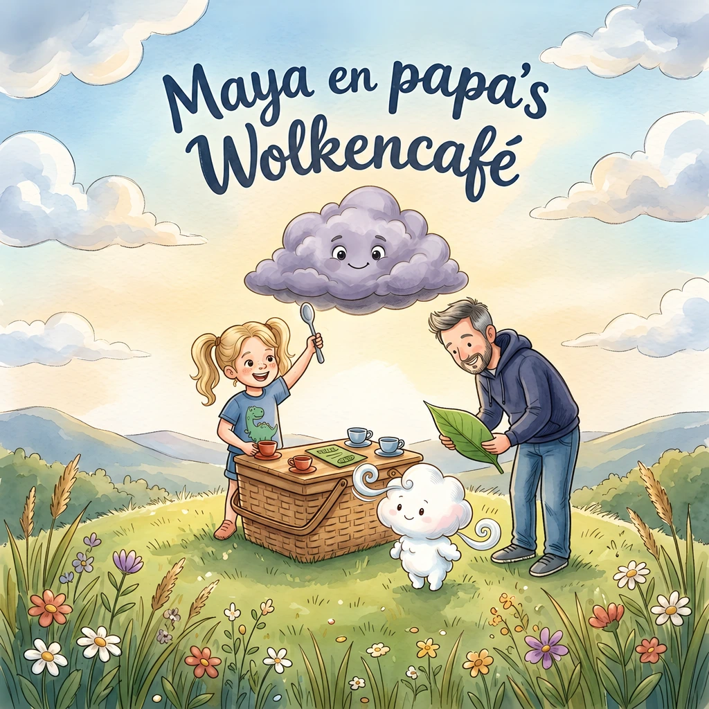 Omslag van Maya en papa's Wolkencafé