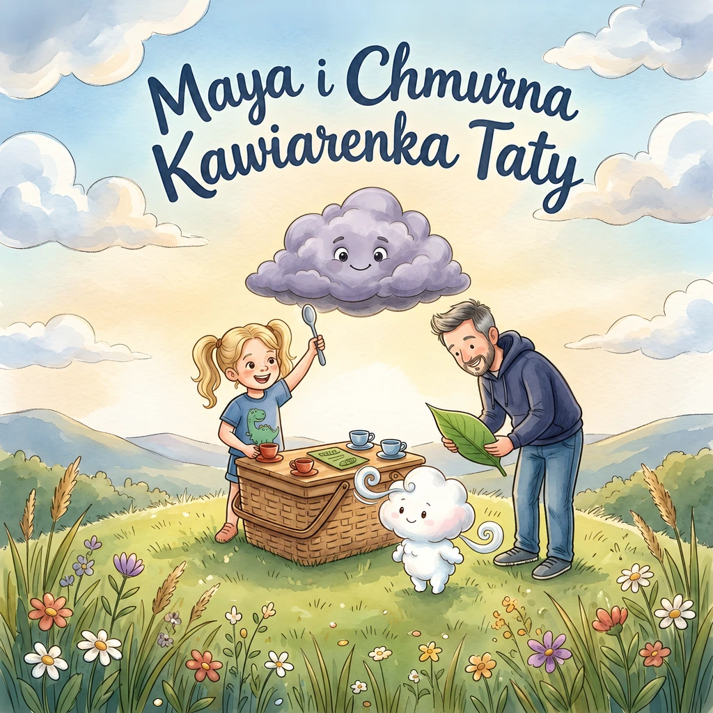 Okładka książki Maya i Chmurna Kawiarenka Taty