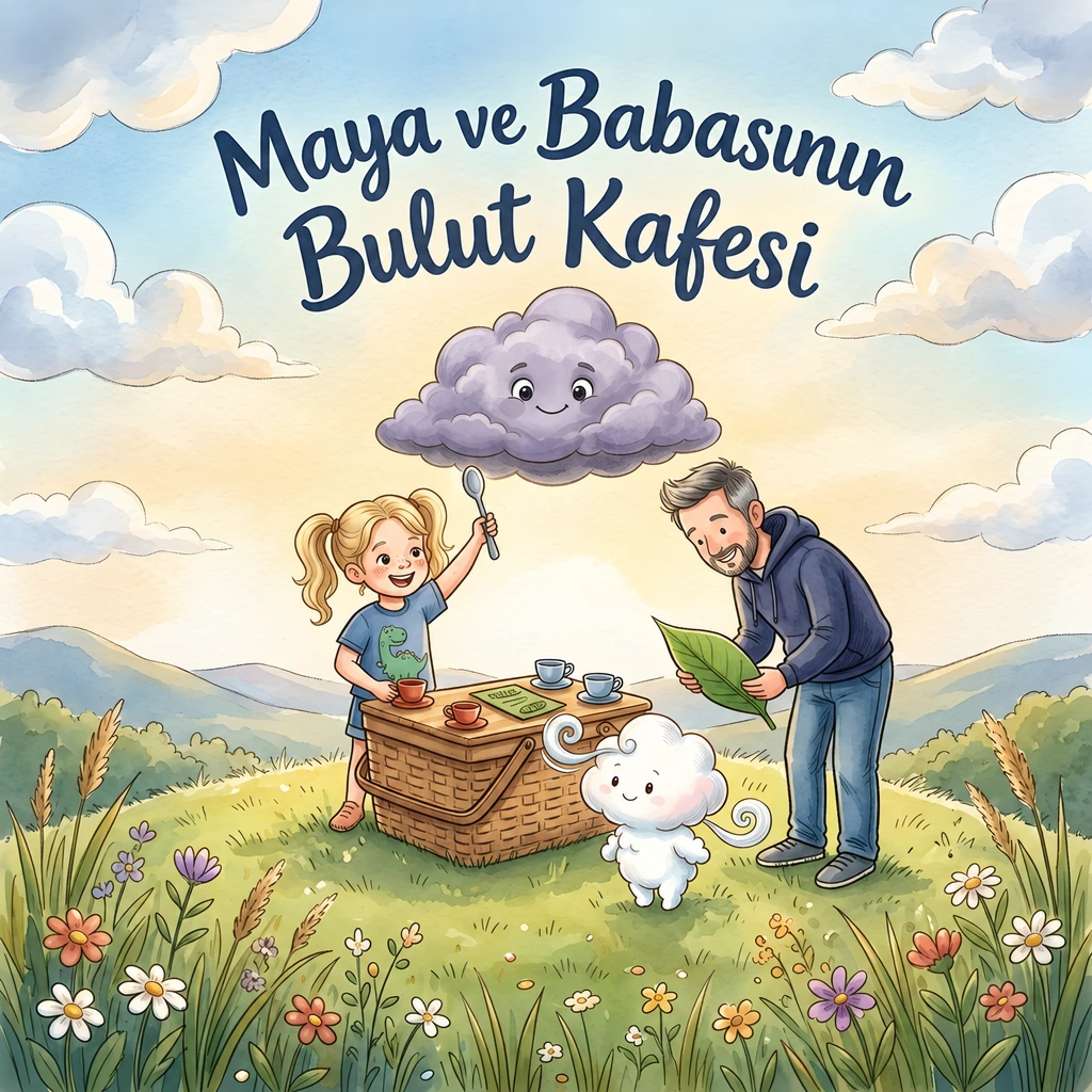 Maya ve Babasının Bulut Kafesi adlı kitabın kapağı