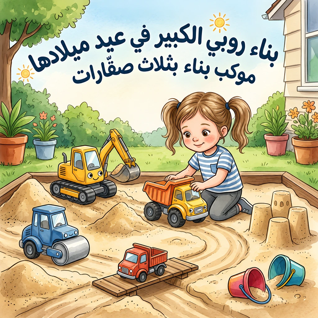 غلاف بناء روبي الكبير في عيد ميلادها