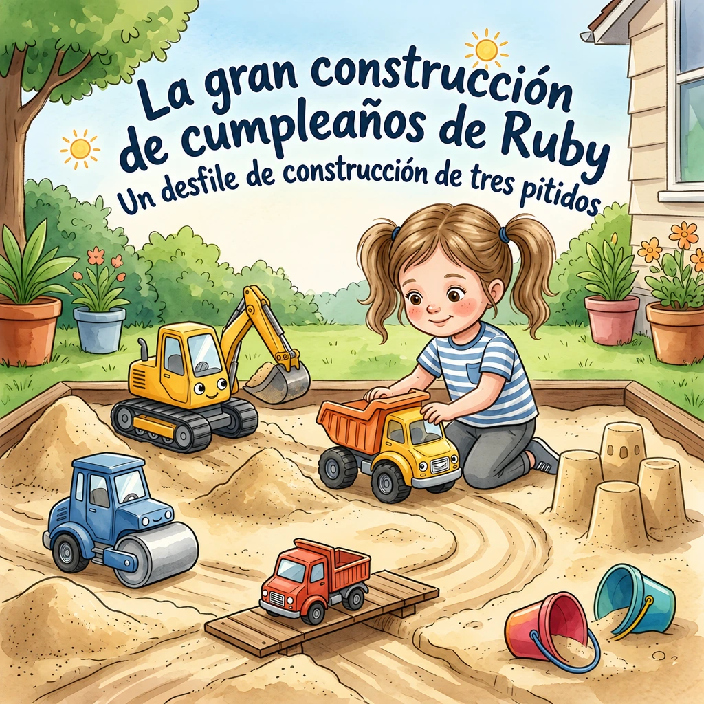 Portada de La gran construcción de cumpleaños de Ruby
