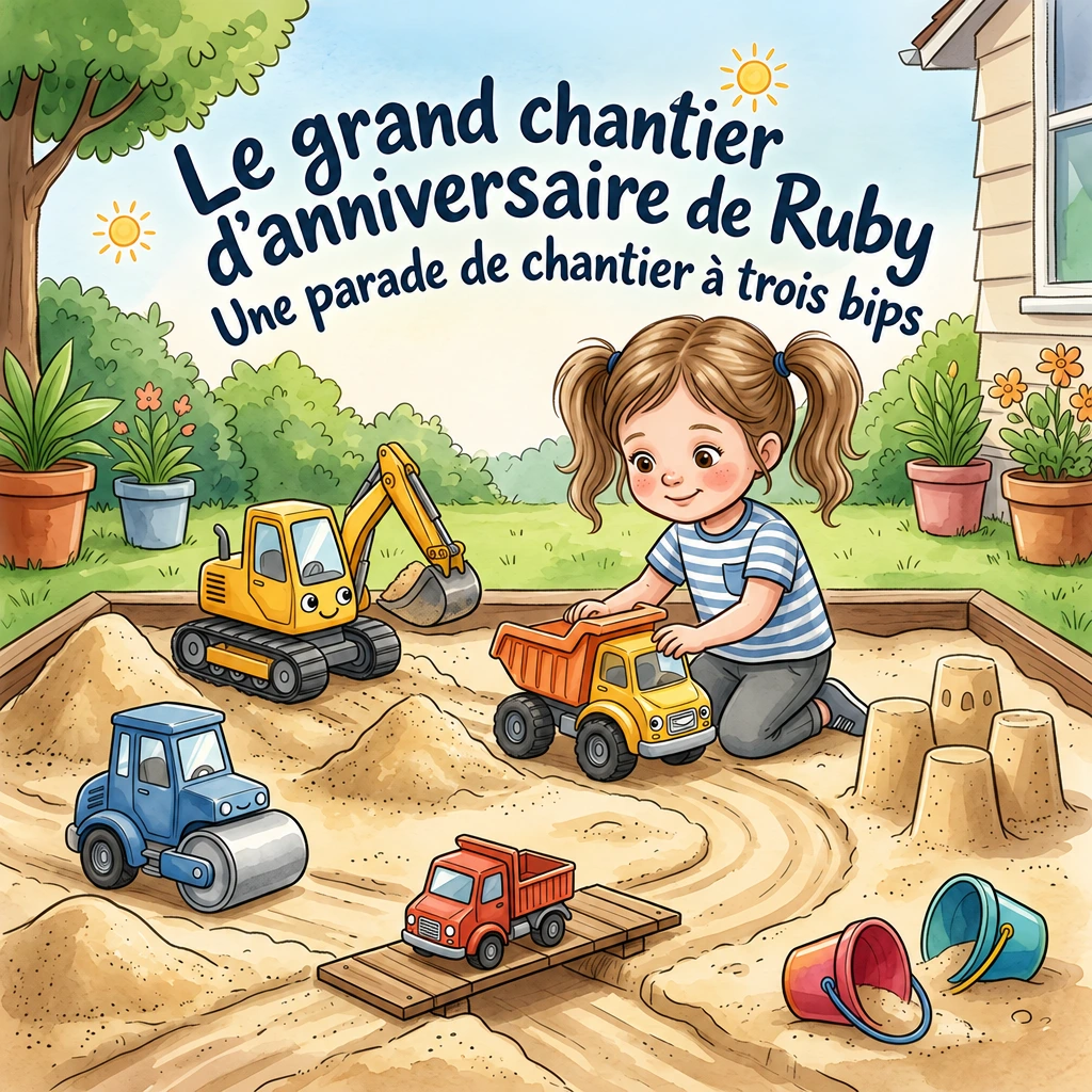 Couverture de Le grand chantier d’anniversaire de Ruby