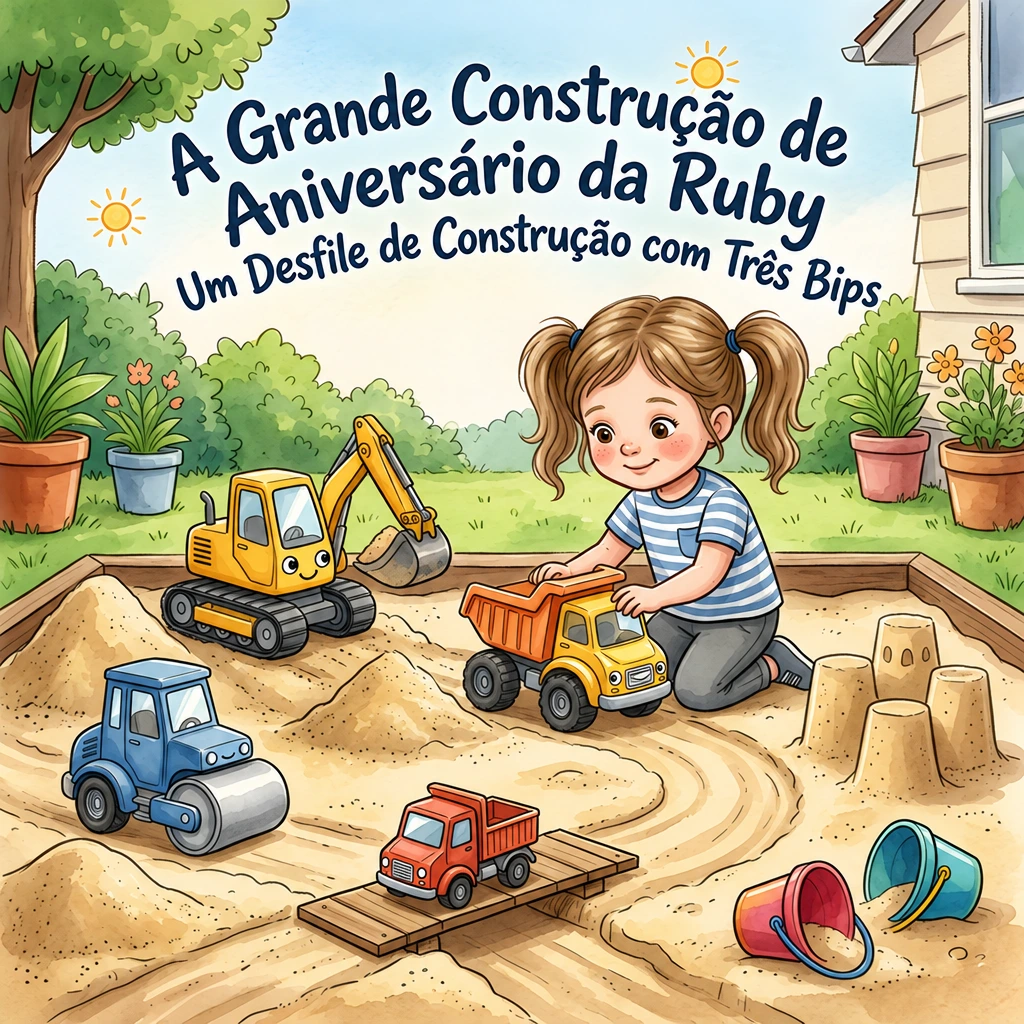 Capa de A Grande Construção de Aniversário da Ruby