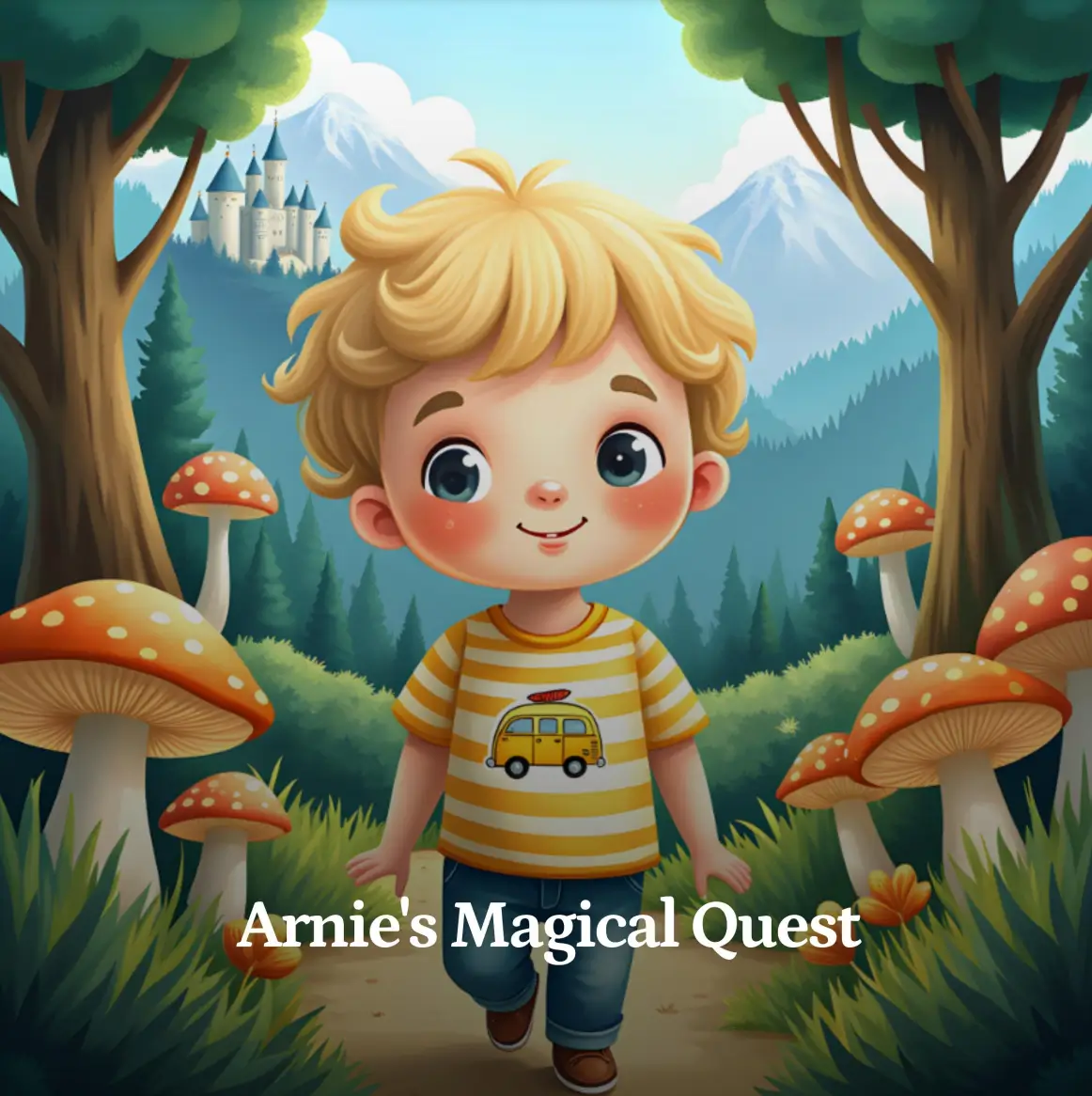TinyTeller sample cover, Arnie's Magical Quest