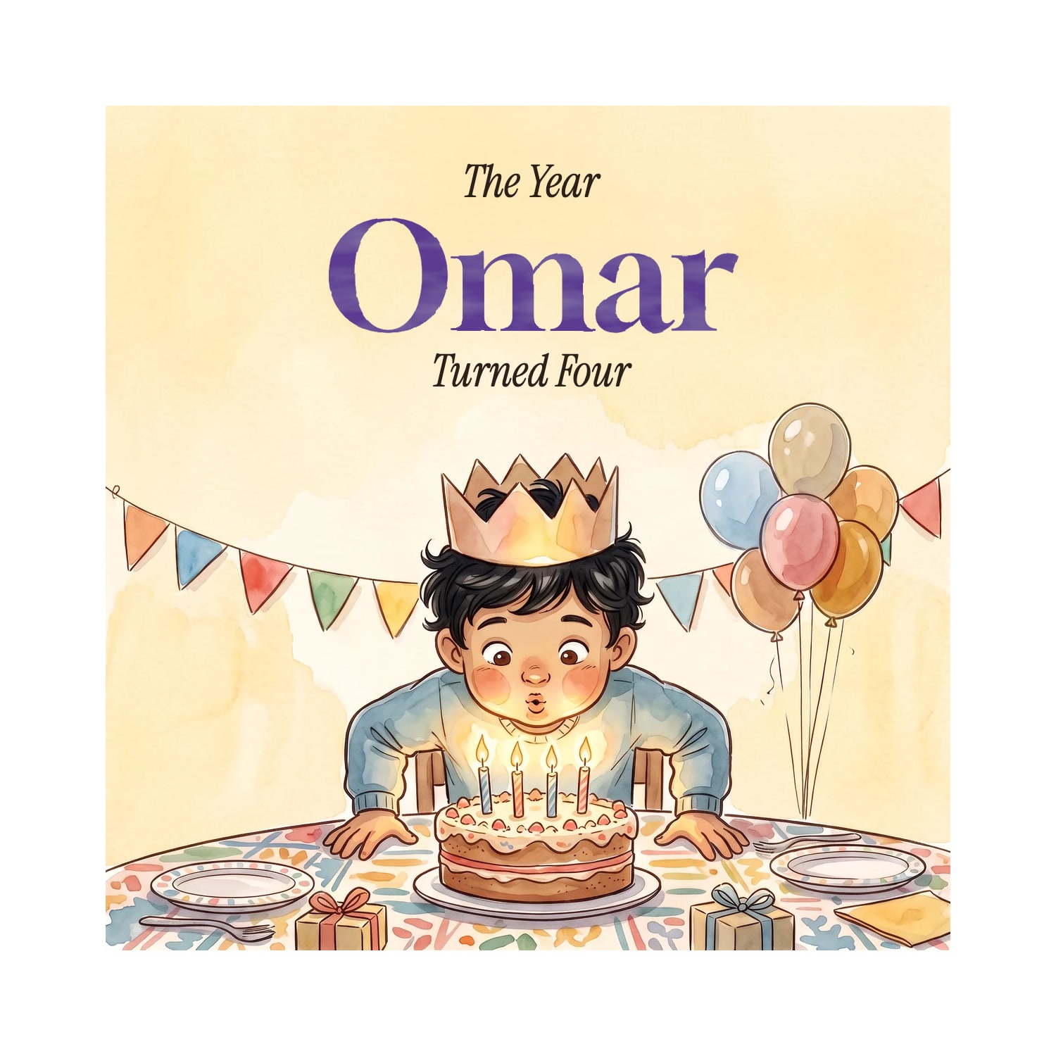 Example cover: The Year Omar Turned Four